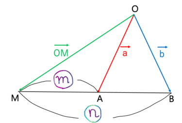 《わかりやすい》外分点のベクトル公式の簡単な証明